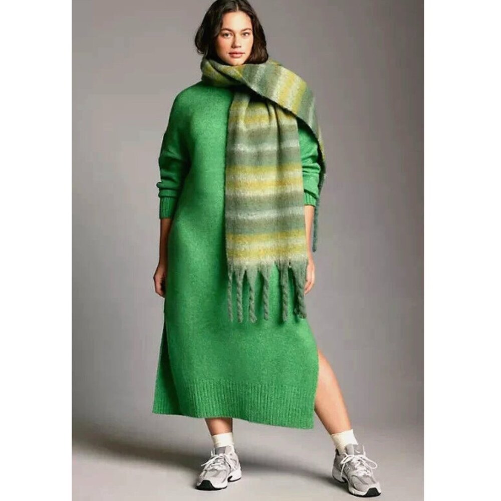 Anthropologie Daily Practice Karigan Midi Sweater Dress: Turtleneck Edition